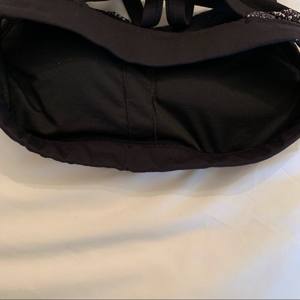 Lululemon Rise and Run Bra Mini Splatter Black - Picture 16 of 16